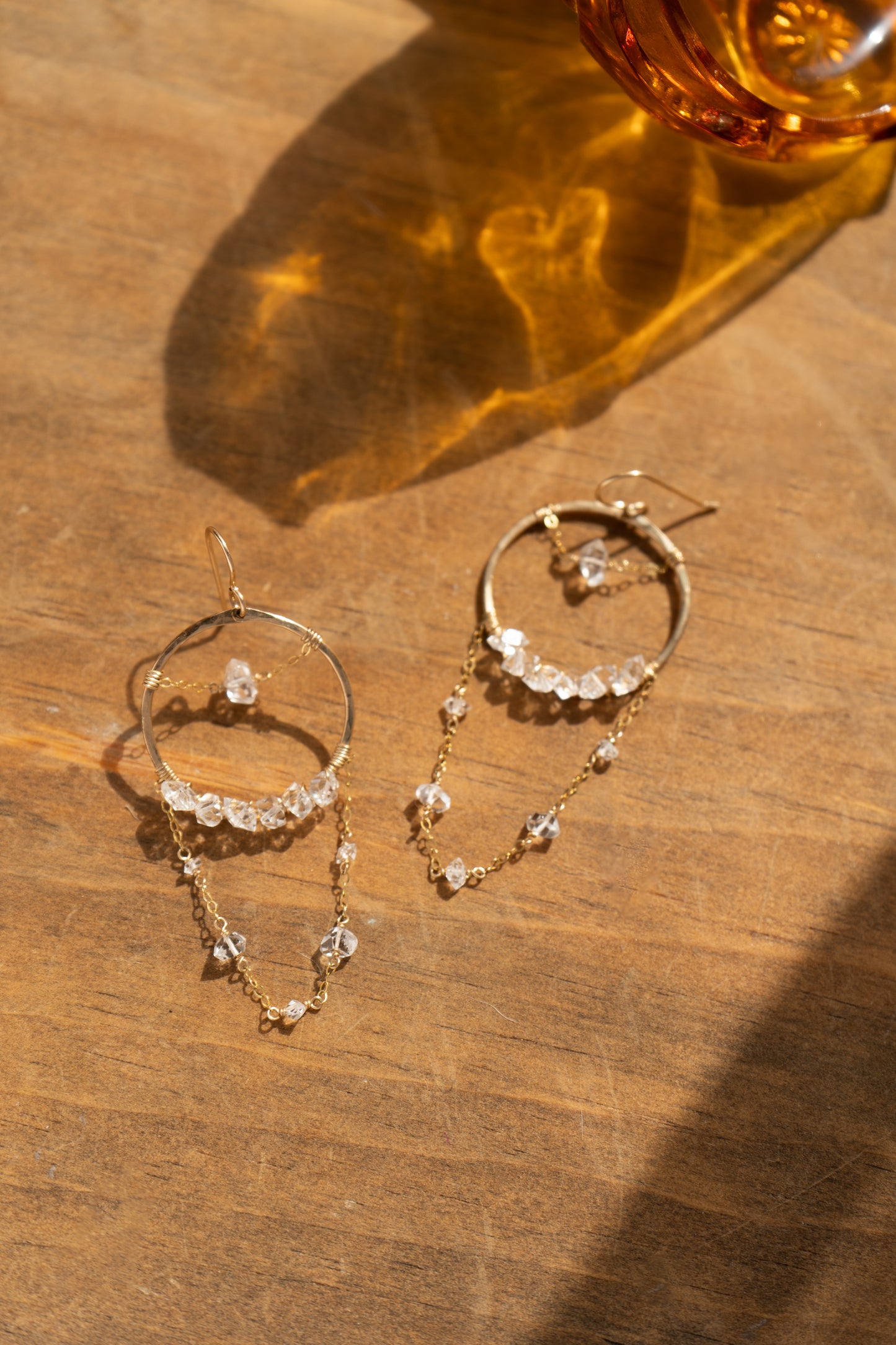 HERKIMER CONSTELLATION HOOPS