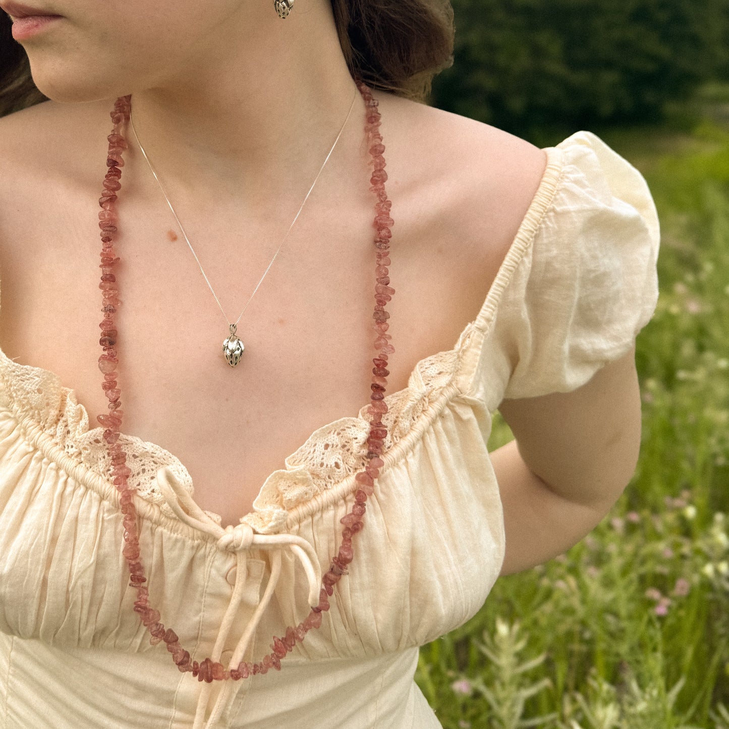 Jam chip necklace