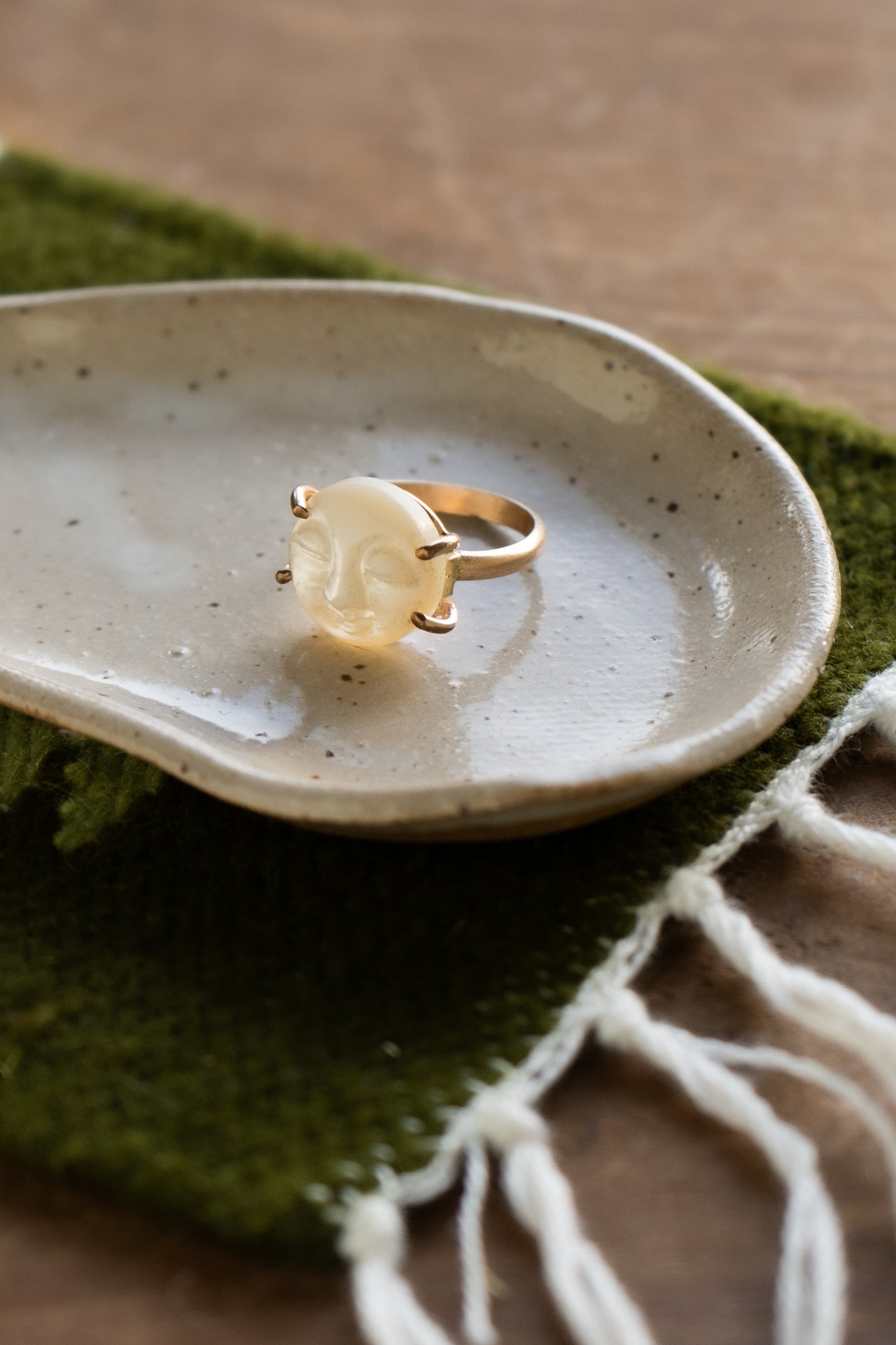 WOMAN IN THE MOON RING