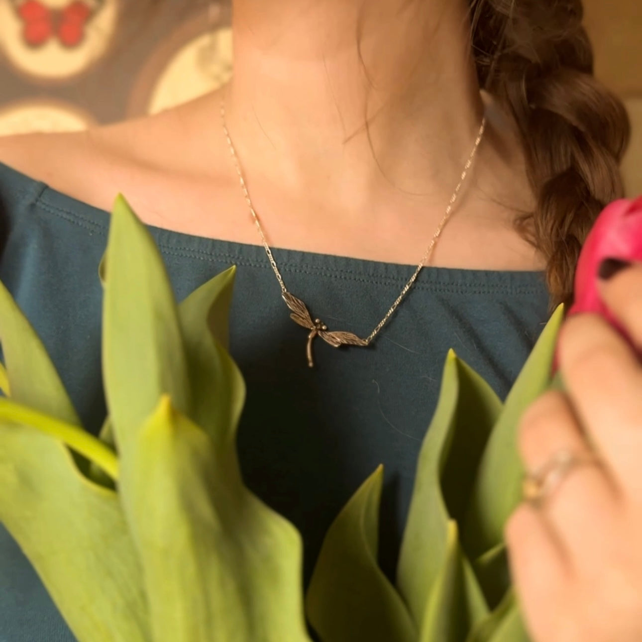 DAMSELFLY NECKLACE