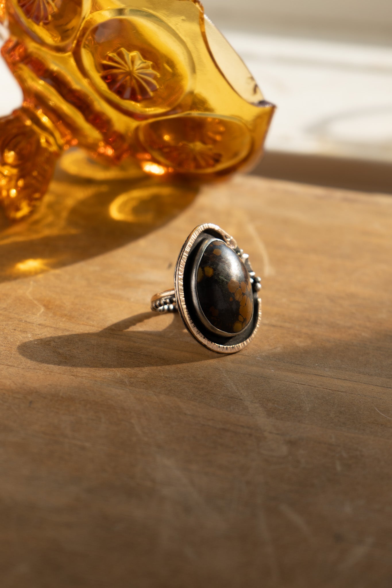 TURQUOISE SHEILD RING