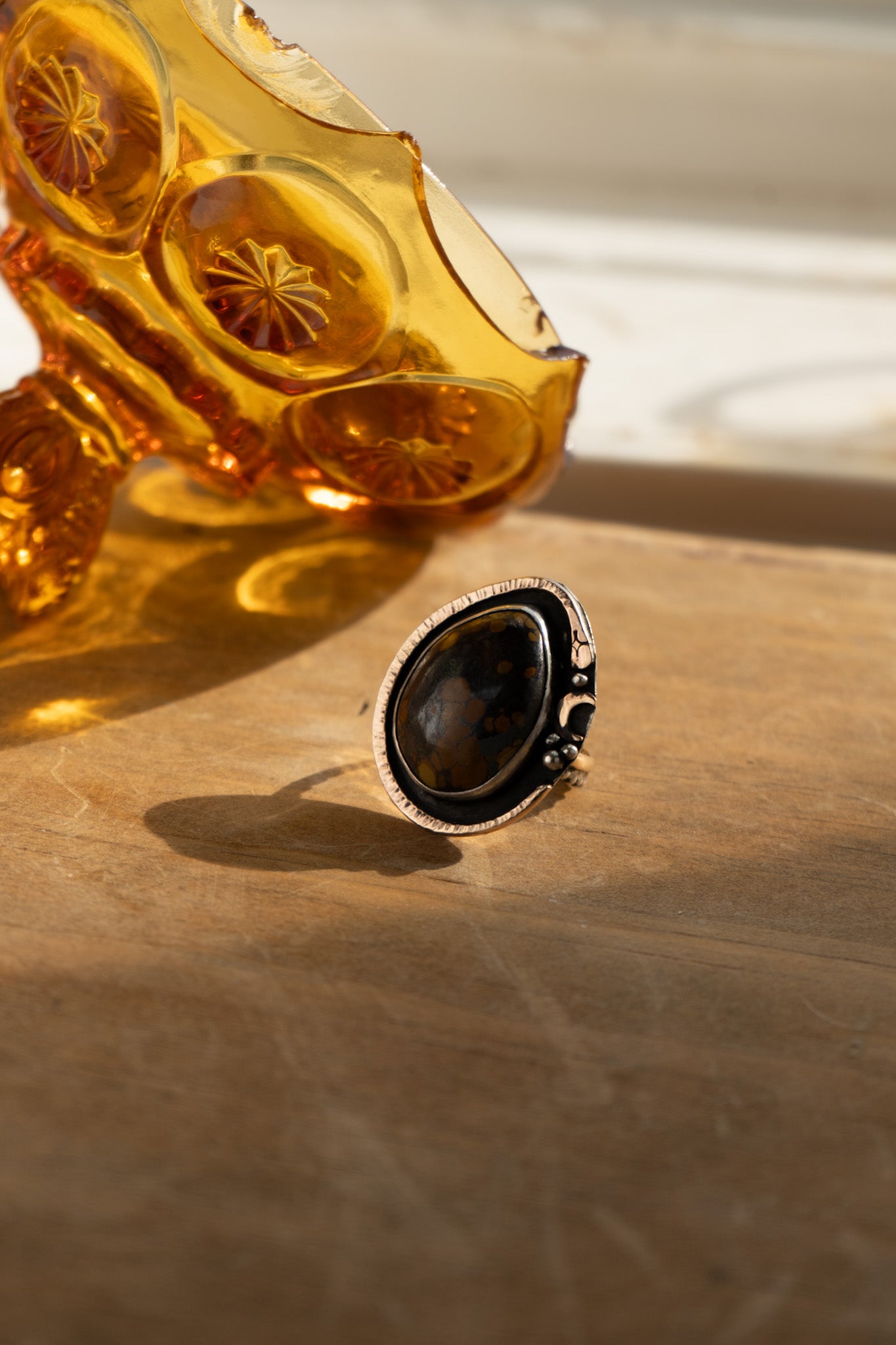 TURQUOISE SHEILD RING