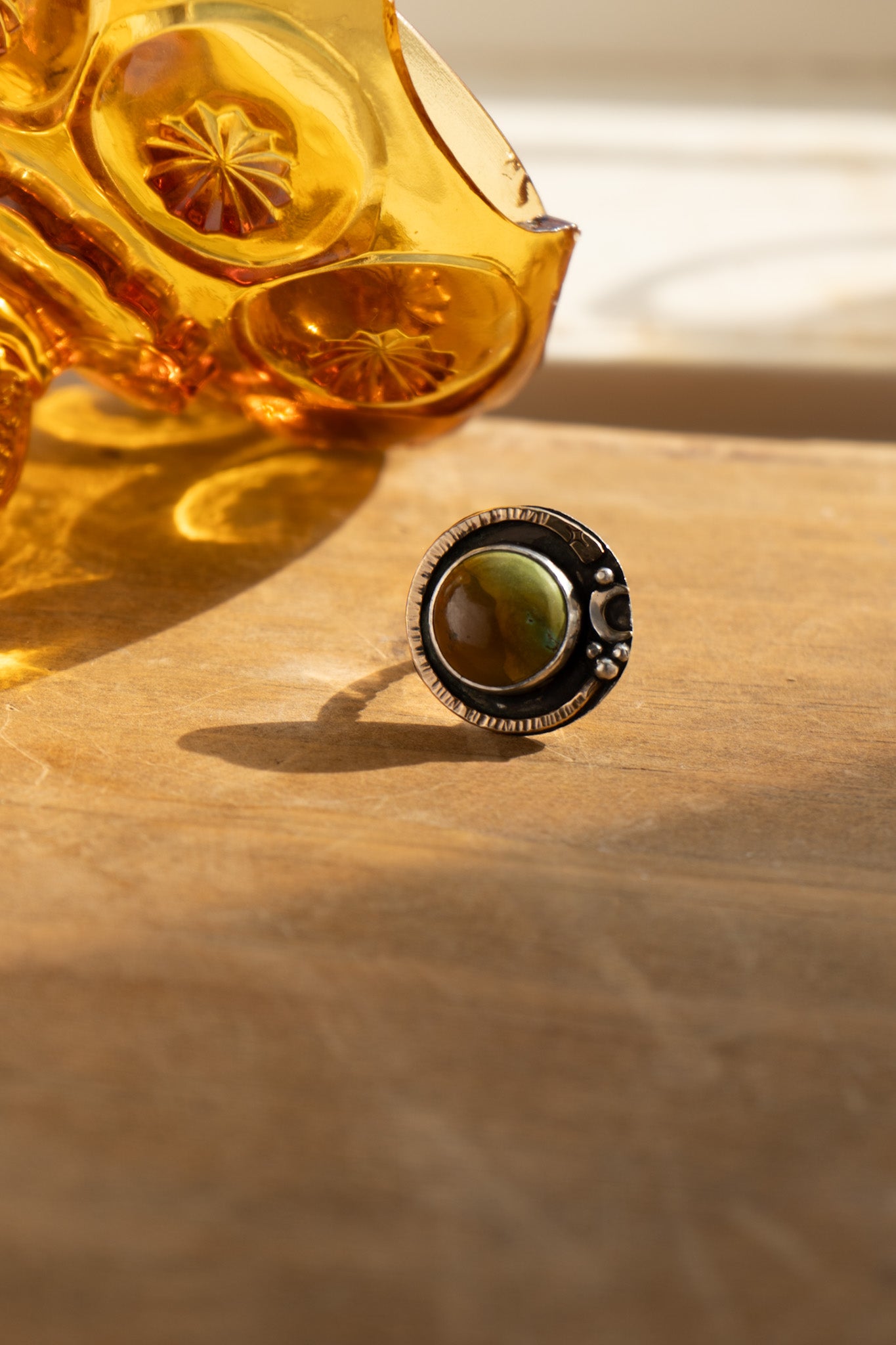 TURQUOISE SHEILD RING