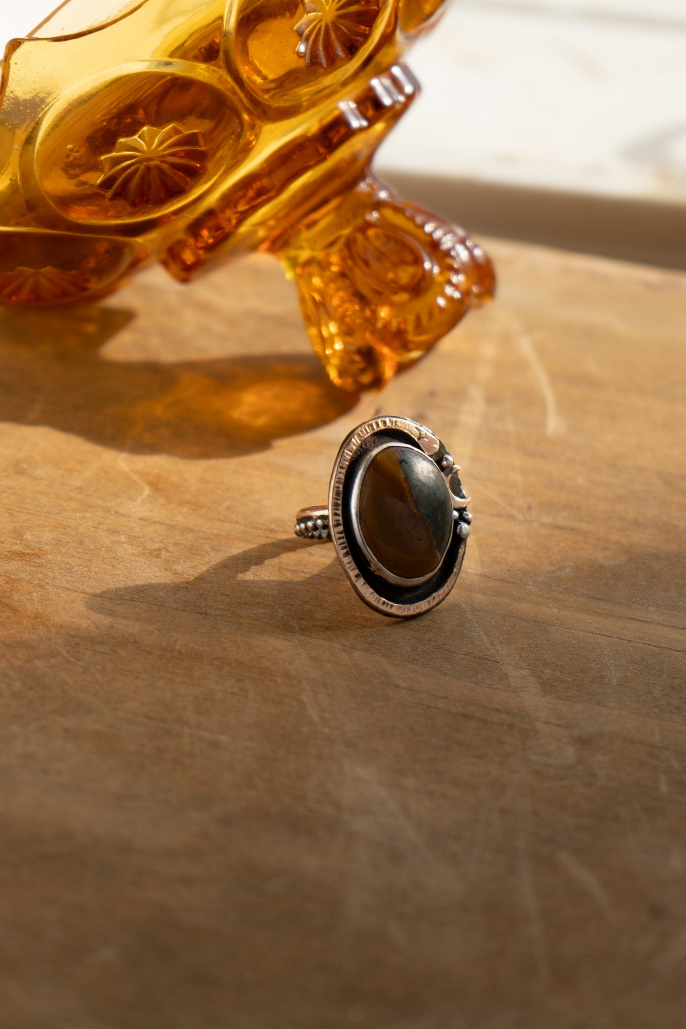 TURQUOISE SHEILD RING