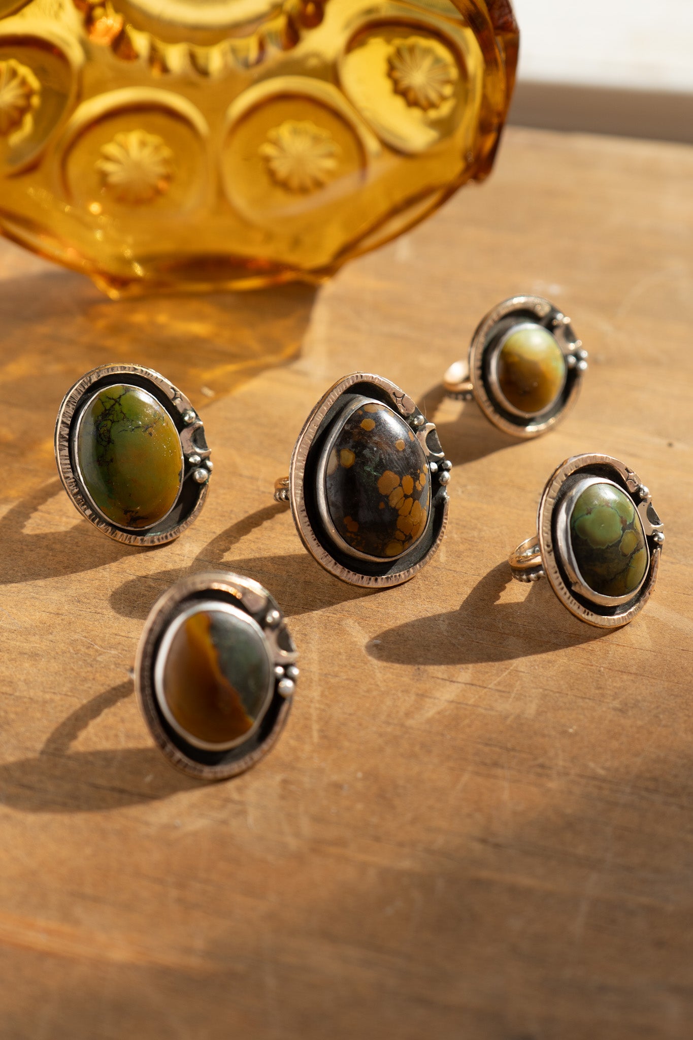 TURQUOISE SHEILD RING